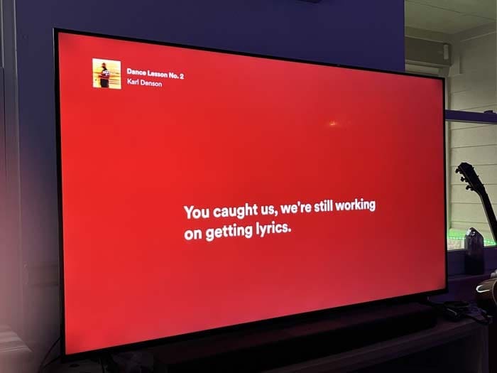 smooth jazz from a flatscreen