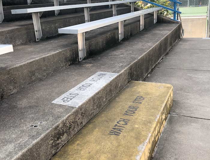 watch your step