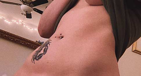 girl with the scorpion tattoo
