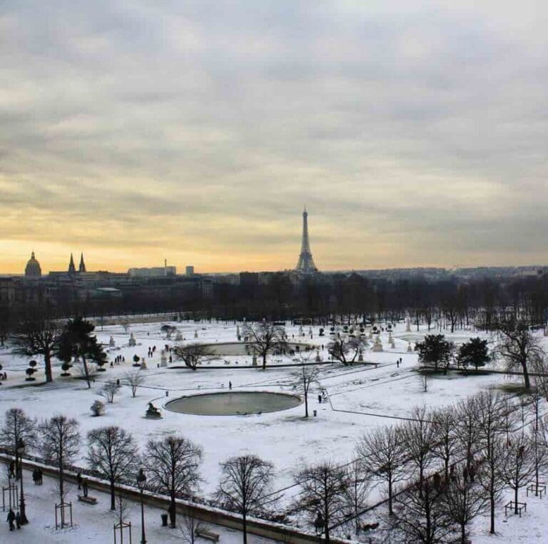 Read more about the article november snow in paris