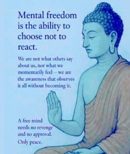 mental freedom is...