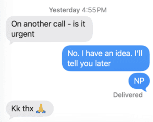 is it urgent
