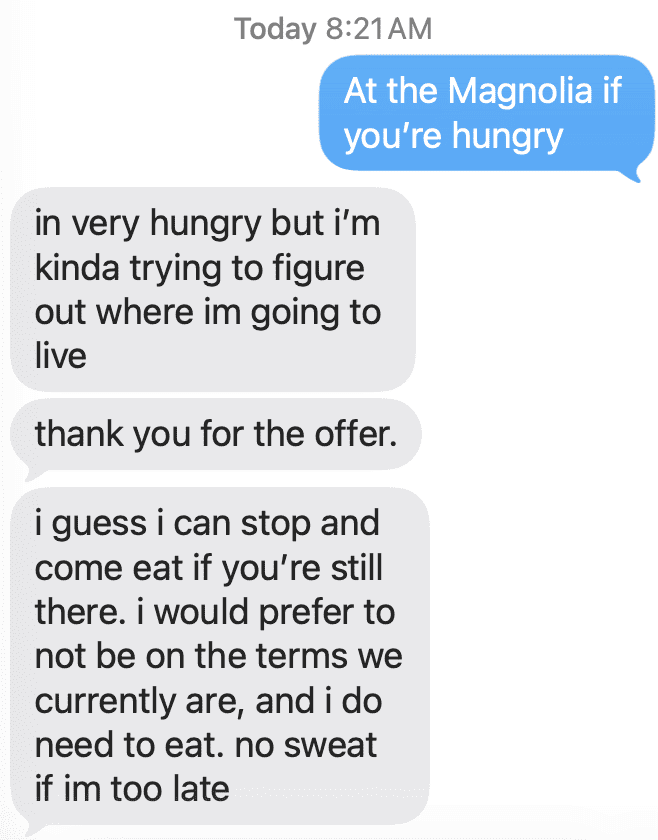 if you're hungry