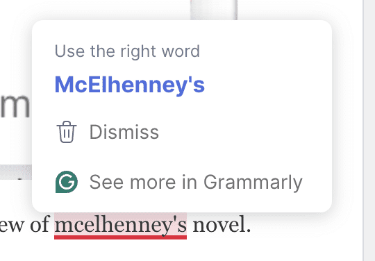 use the right fucking word, said grammarly