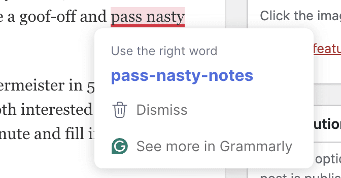 too easy grammarly joke