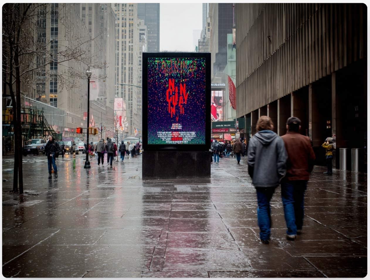 it's raining in new york, let's go