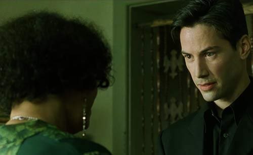 the oracle offers neo a cookie