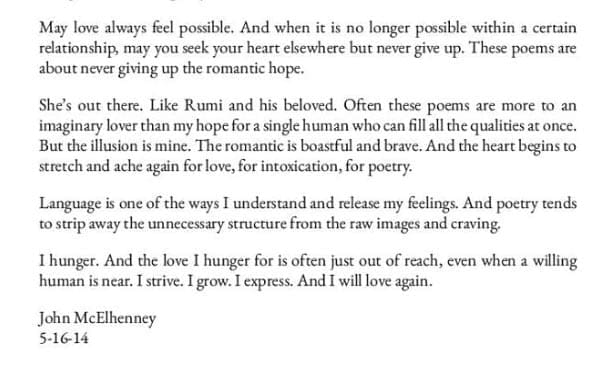 may love find you, john oakley mcelhenney 2014