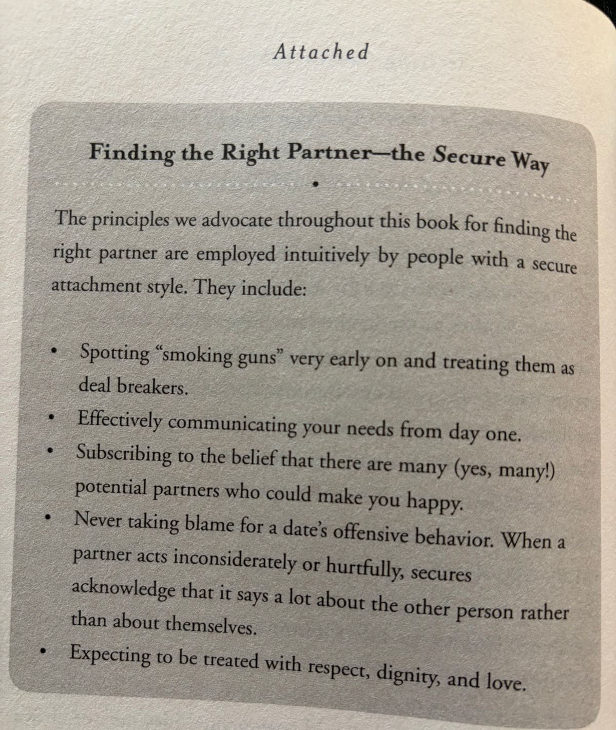 attached review, outline of establishing a healthy realtionship
