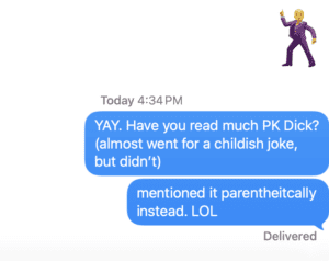 talking about dick