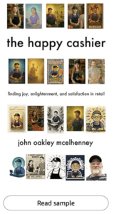 happy cashier, john oakley mcelhenney, look inside