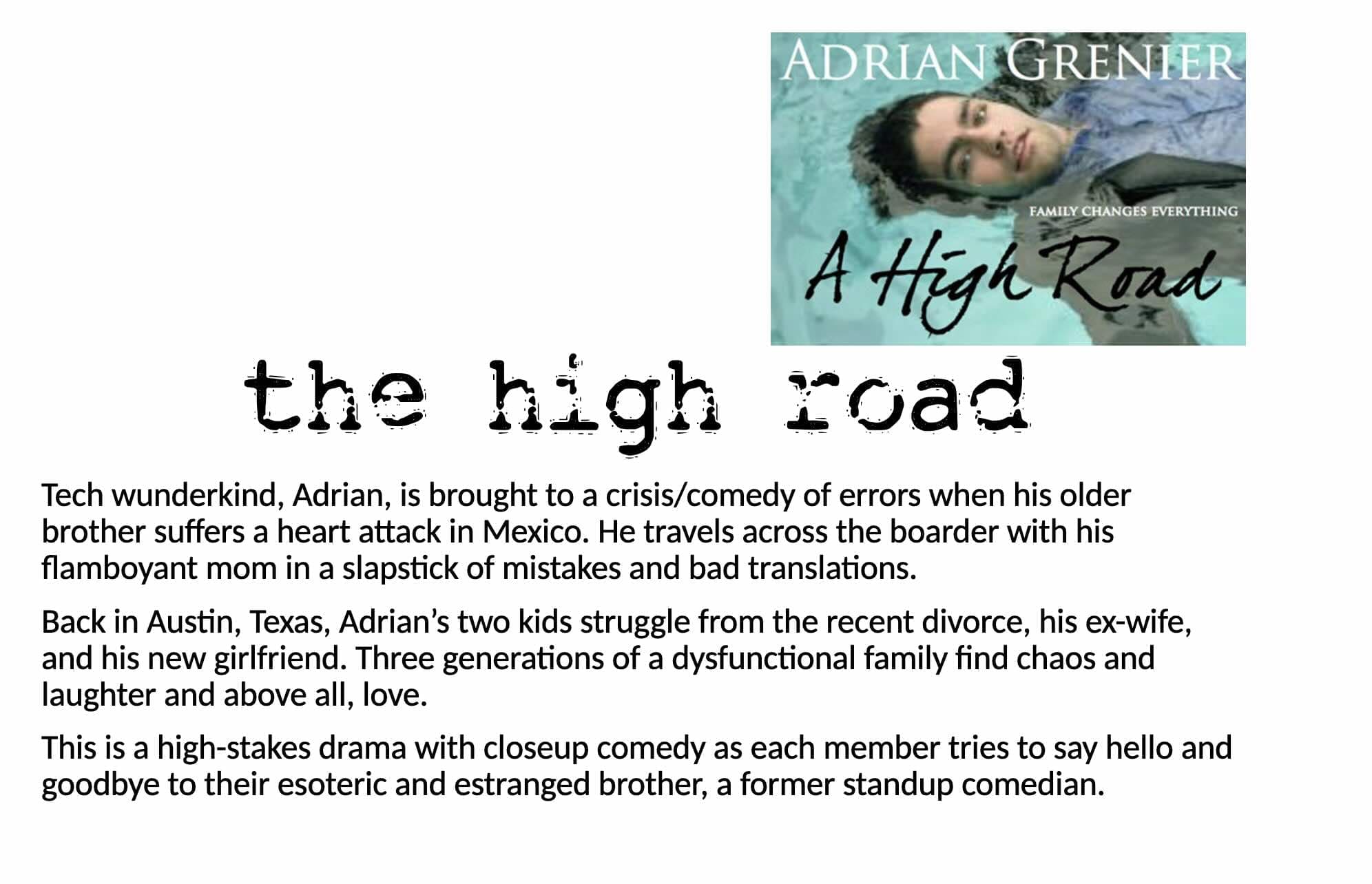the high road, a screenplay by john oakley mcelhenney