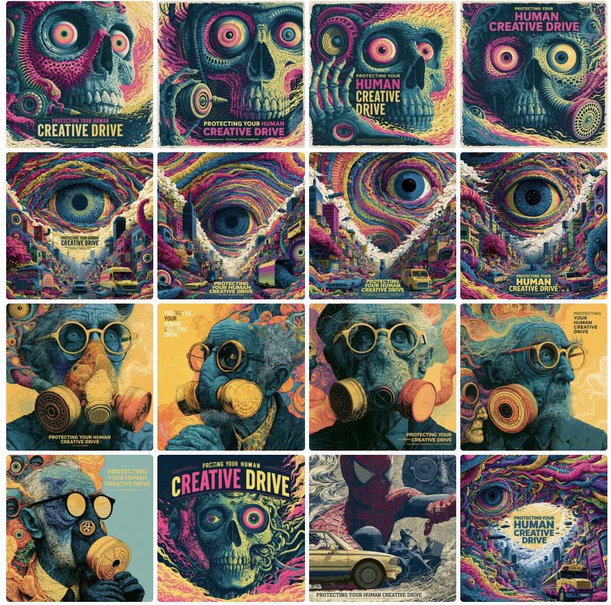 creative skulls = creative skills