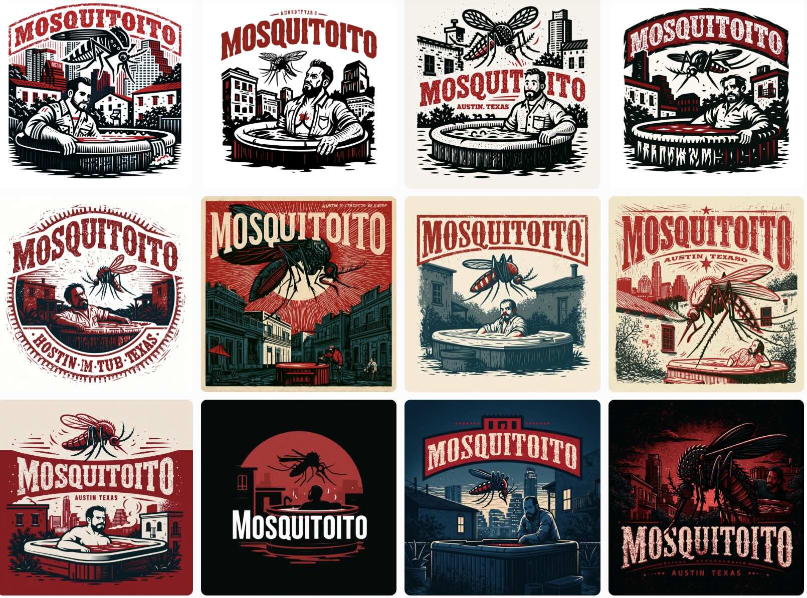 Mosquitotito Logo Wall One